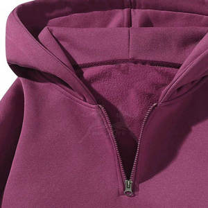 Sudadera con capucha Stretch Fabric Basics Half Zip con sensación suave y acabado limpio Sudadera con capucha funcional de media cremallera con ajuste relajado - Product Image 5