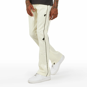 Professional Made OEM Service Comfortable Custom <b>Men</b> <b>Flare</b> Track Pants Customized Logo Print Clothing Durable <b>Flare</b> Track Pant - Product Image 5