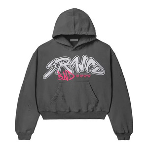 Sweat à capuche en coton épais imprimé sur toute la surface | Finition délavée par le soleil - Product Image 2