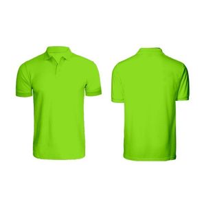 Polo de sublimación con diseño de registro personalizado en blanco Camiseta holgada de manga corta de color de talla grande para hombre - Product Image 6