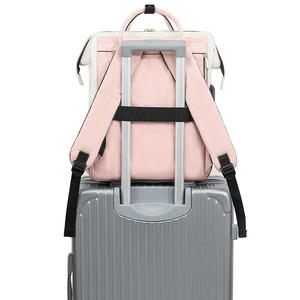 2025 haute couture femmes sac à dos pour ordinateur portable Logo personnalisé grande capacité imperméable Polyester tissu OEM Softback fermeture à glissière - Product Image 2