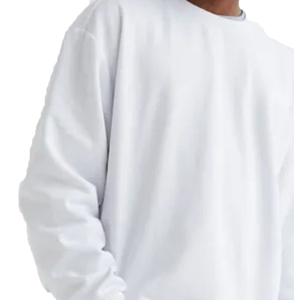 New 2026 Men Summer Lined Fleece Sweatshirt Comfortable Soft 100% Cotton Custom Logo Silk Screen Printing Fashionable Style - Product Image 6