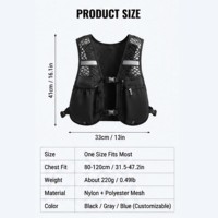 Gilet d'hydratation léger, respirant, imperméable et réfléchissant pour hommes et femmes, idéal pour la course à pied, la randonnée et le jogging