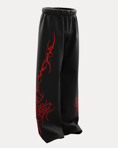 New Arrival Baggy Pant Men And Women High Street Splash Ink Flared Jogger Men's And Women's Loose Floor Straight Trousers Unisex - Product Image 3