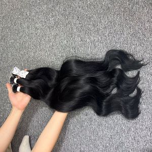 NANO TIP Producto de Venta caliente 2024 Trama de cabello virgen liso natural Proveedor de cabello crudo para mujeres - Product Image 3