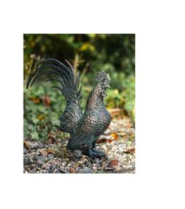 Elegante decoración rústica de jardín hecha a mano Vintage escultura de animales de hierro diseño moderno artesanía de Metal para espacios al aire libre hecha a mano - Product Image 6