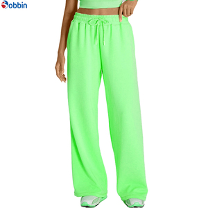 Ropa Deportiva para Mujer, Pantalones/Pantalones de Pierna Ancha con Cordón Delantero y Logotipo, Ligeros, Holgados, Transpirables, de Gran Tamaño - Product Image 5