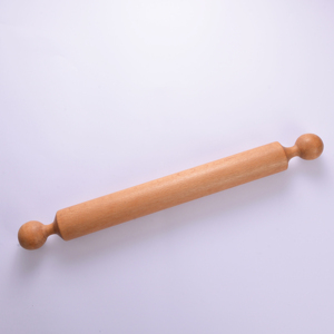 Professional 50cm Beech Wood Rolling Pin - <b>Large</b> Diameter Natural Solid Wooden Dough <b>Roller</b> - Eco-Friendly Pastry & Pizza <b>Roller</b> - Product Image 2