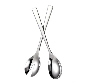 Vente chaude 26 pièces serveur à salade ensemble de couverts en acier inoxydable laiton cuivre meilleurs outils de service de cuisine pour servir la salade - Product Image 3