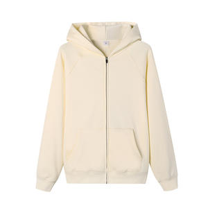 เสื้อฮู้ดคาร์ดิแกนแบบมีซิปเต็มตัว คุณภาพสูง ตัดเย็บตามสั่ง ผ้าฝ้ายทรงหลวม สวมใส่ได้ทั้งชายและหญิง - Product Image 4