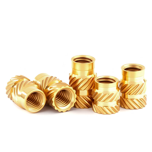 Rivets thermiques et inserts de fixation à chaud en laiton M2 M3 M4 M5 M6 M8 pour plastique – Vente directe usine - Product Image 1