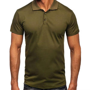Polo de Hombre de Alta Calidad 100% Algodón, Camisas Casuales de Manga Corta con Logotipo Personalizado, Cuello Mao, Servicio OEM, Polo Personalizado para Hombre - Product Image 1