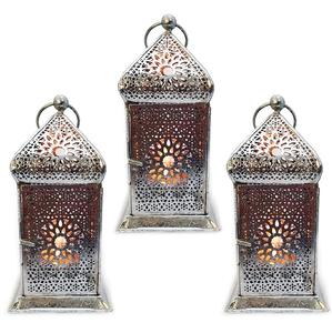 Linterna de Metal decorativa de estilo marroquí de diseño elegante para decoración del hogar, perfecta para decoración del hogar, fiestas y eventos, Mesa - Product Image 2
