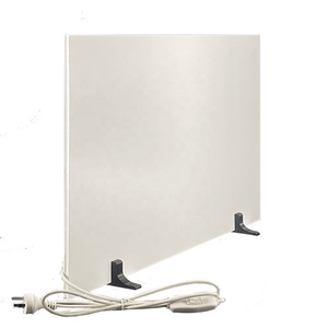 Practical Portable 500W Infrared Electric Heater Freestanding Dual Heat Panel Electric Powered Manual <b>Control</b> Ventilation - Product Image 6