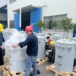 Fabricantes de transformadores monofásicos 37,5/50/75/167 kVA transformador de distribución montado en poste de energía eléctrica a la venta