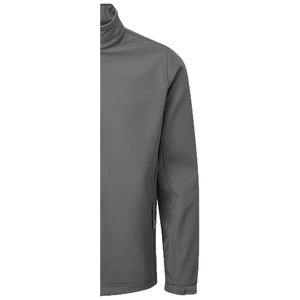 Chaqueta Softshell Ligera y Transpirable Unisex al por Mayor, Chaqueta Impermeable Tipo Parka para Exteriores con Cuello Alto y Logotipo Frontal - Product Image 4