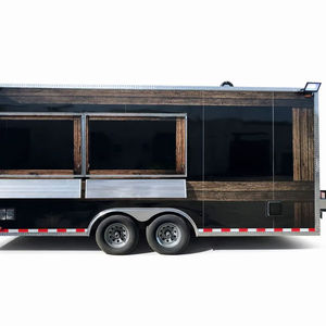 Nouveau design de camion de restauration mobile avec système d'eau, châssis en acier inoxydable, 4 roues, alimentation intégrée, remorque de restauration rapide à vendre - Product Image 1