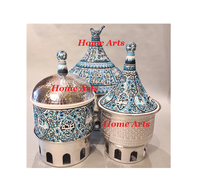 Edelstahl und Aluminium Food Warmer Chafing Dish mit Meena Work Deluxe Qualität Chafing Dish In Bulk