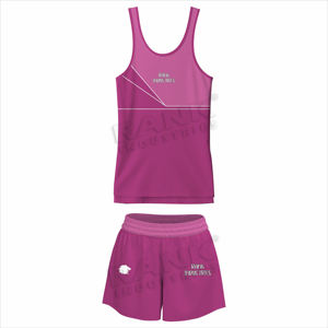 Ensemble débardeur et short 100 % coton pour femme, idéal pour le fitness, en promotion en ligne, best-seller à prix abordable - Product Image 1