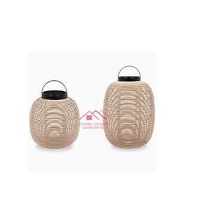 โคมไฟหวายสานด้วยมือแบบดั้งเดิมของตกแต่งบ้านเชิงเทียนงานหัตถกรรมขายส่ง - Product Image 1