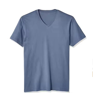 Nueva colección de camisetas casuales de alta calidad para hombre, con cuello en V, 100% algodón, manga corta, diseño ajustado, compras en línea en Pakistán - Product Image 6