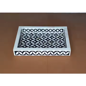 ถาดเสิร์ฟชาดีไซน์ทันสมัยทำมือพร้อมสลักกระดูกถาดทำรังที่น่ารักด้วยงานฝีมือรูปพระจันทร์เสี้ยว - Product Image 3