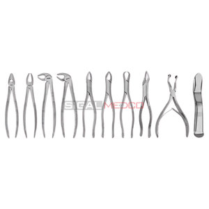 Kit de Cirugía de extracción dental de 35 piezas con elevadores, jeringas, pinzas de extracción, alicates, herramientas dentales, bisturíes, instrumentos médicos - Product Image 2