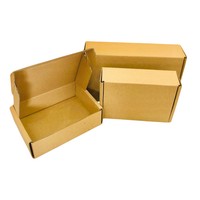 Vente en gros de boîtes en papier en carton ondulé recyclé écologique gaufrage rigide pour emballage de cadeaux de luxe