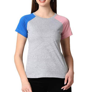 Cómoda camiseta informal de algodón de media manga para mujer, camiseta de estilo único para mujer para adulto - Product Image 4