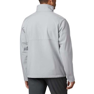 Veste softshell légère pour hommes, coupe-vent en toile écologique et revêtement contrasté. - Product Image 5