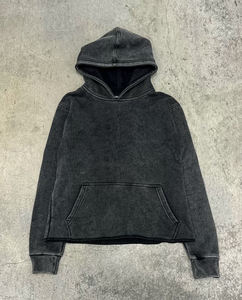 Fabricante al por mayor Streetwear 100% algodón Vintage Splash Print Thermal Vintage Hoodie Acid Wash Hoodie - Product Image 3