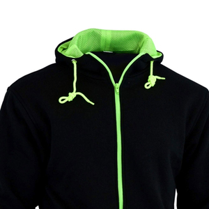 2025 New High Quality Wholesale Full Face Zip Hoodie For Men Custom Logo Fashion Men's Streetwear Blank Zipper basics Hoodie - Product Image 3