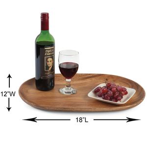 ถาดเสิร์ฟไม้ทำมือดีไซน์แฟนซีสำหรับงานแต่งงานในบ้านและร้านอาหาร - Product Image 2