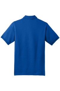 เสื้อยืดผู้ชายน้ำหนักมากโลโก้ออกแบบได้ตามต้องการสำหรับ220-280gsm โปโลชุดเล่นกอล์ฟเป็นมิตรกับสิ่งแวดล้อมแนวสตรีทแบบถักสไตล์ลำลองคุณภาพสูง - Product Image 5
