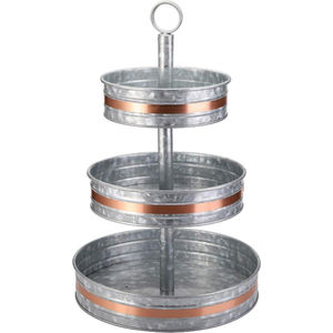 Unique Designer Round Galvanized Metal <b>Cake</b> <b>Stand</b> Iron Dessert Serving Tray <b>For</b> Birthday Wedding Party Table Decoration On <b>Sale</b> - Product Image 5