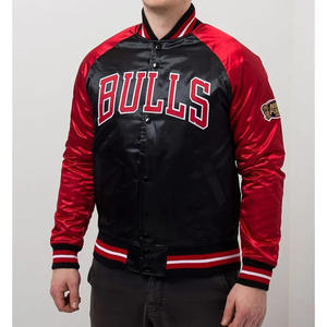 Chaqueta de satén del equipo universitario abrigo de béisbol de satén unisex chaqueta de bombardero de moda de satén ligero para logotipos bordados para hombre - Product Image 3