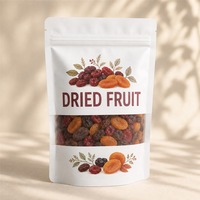 Sachets d'emballage pour thé en kraft blanc avec fenêtre, sachets refermables à fond plat pour snacks et aliments, pour les magasins de thé et la vente en gros aux boulangeries