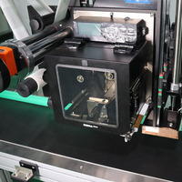 Machine d'étiquetage électrique d'impression de codes à barres en temps réel pour la logistique pour les composants de PLC de moteur de noyau d'emballage de papier de bouteilles