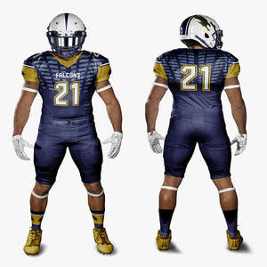 Uniforme de fútbol americano de poliéster transpirable al por mayor para adultos conjunto de ropa deportiva de nuevo estilo para equipos - Product Image 1