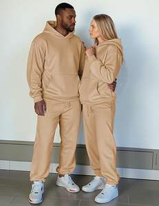 ชุดวอร์มพรีเมียมสำหรับผู้หญิง 2 ชิ้น 2 in 1 ผ้าฟลีซมีฮู้ด ชุดลำลอง ชุดออกกำลังกาย ชุดกีฬา 100% ผ้าฝ้าย - Product Image 1