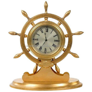 Réveil élégant en métal finition or, parfait pour la décoration intérieure élégante et la mesure du temps, décoration de table, articles de luxe - Product Image 6