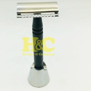 Soporte de acero inoxidable para afeitadora de seguridad de doble filo para hombre Top Rank - Novedades - Product Image 1