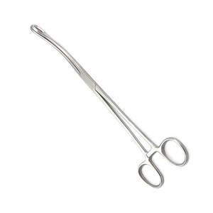 Fórceps de esponja Foerster, mandíbulas dentadas curvas de 8 ", Manual, uso hospitalario de acero inoxidable de alta calidad Premium de SurgiRight - Product Image 2