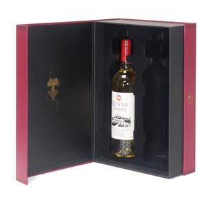 Premium rigid <b>magnetic</b> wine <b>gift</b> <b>boxes</b> wholesale custom logo wine bottle packaging <b>boxes</b> - Product Image 4