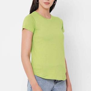 Camisetas de Verano para Mujer, Diseño Nuevo, Superventas, 100% Poliéster/Algodón, Personalizables, Transpirables, de Secado Rápido, Fabricante Profesional - Product Image 4