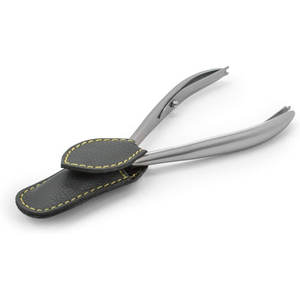 Pinzas para uñas de los pies Estuche de cuero Quirúrgico Acero inoxidable Pedicura Cortaúñas Alemán Toe Nail Cutter Box Lujoso - Product Image 4