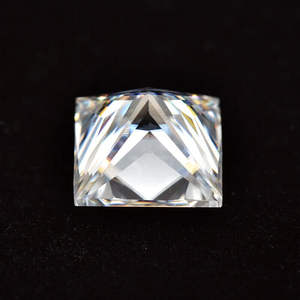 เพชรโมอิสเจียระไนแบบเจ้าหญิง6.5มม. หิน VVS1รูปตัว D ได้รับการรับรองคุณภาพอัญมณีวิบวับสำหรับเป็นเครื่องประดับ - Product Image 5