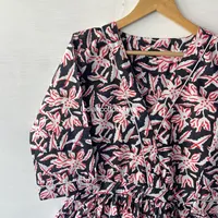 Qualité d'exportation indienne grande taille robes pour femmes robe d'été formelle en coton disponible au prix de gros