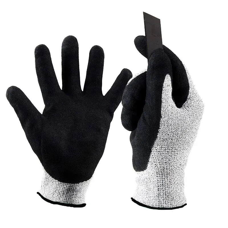 Última Venta de calidad superior 100% de punto protector manos seguras cortes en cocina tallado en madera guantes resistentes a Cortes