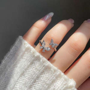 NOVAMART Fine Christian Butterfly <b>Ring</b>-Gift-Ready <b>Adjustable</b> <b>Size</b> Fashionable & Trendy Wholesale Export - Product Image 1
